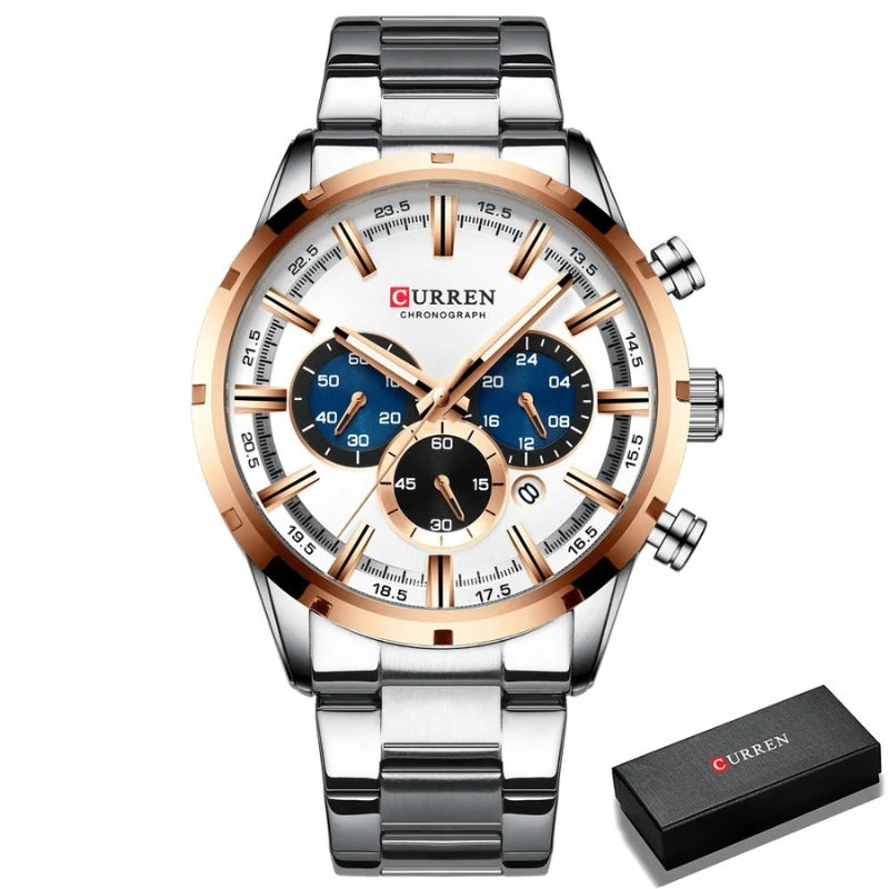 Curren 8355 – Quartz Masculino Premium com Estilo Moderno