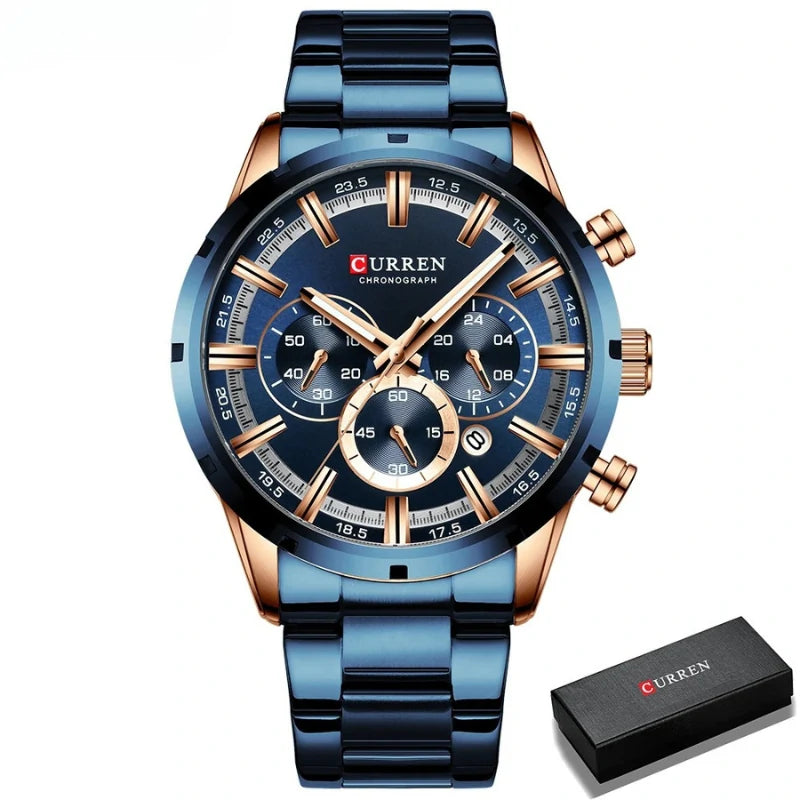 Curren 8355 – Quartz Masculino Premium com Estilo Moderno