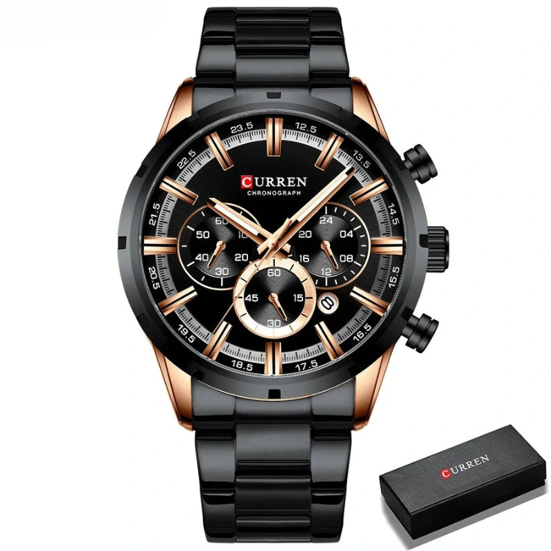 Curren 8355 – Quartz Masculino Premium com Estilo Moderno