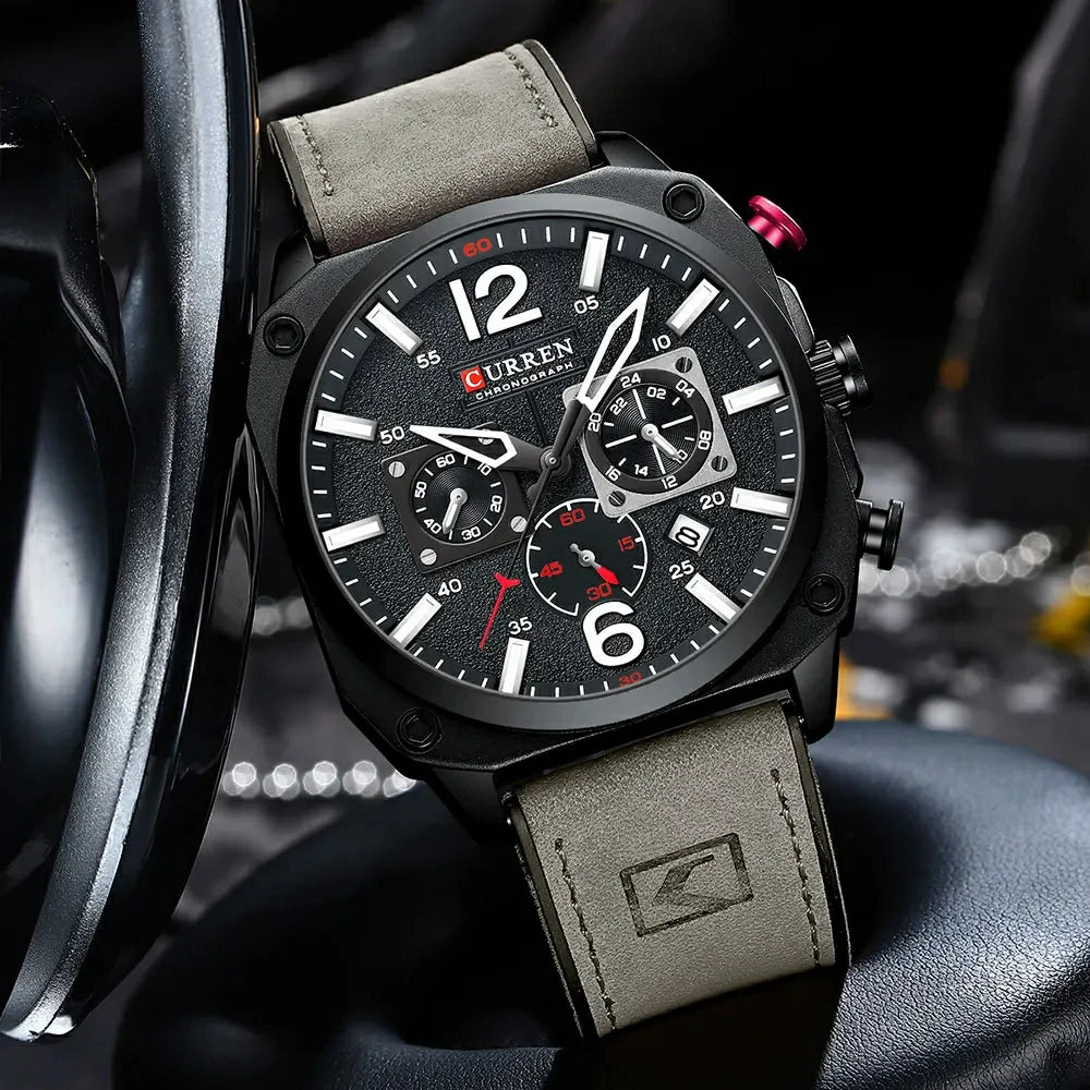 Curren 8398 – Relógio Casual e Desportivo