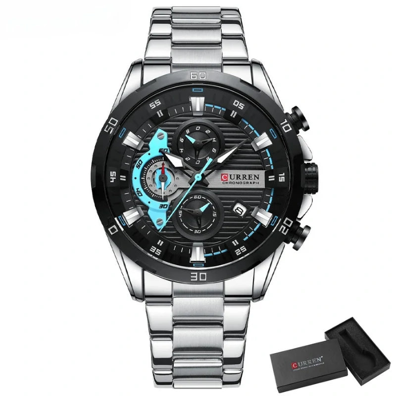 Curren 8402 – Relógio Casual Masculino