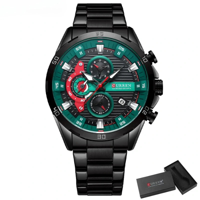 Curren 8402 – Relógio Casual Masculino