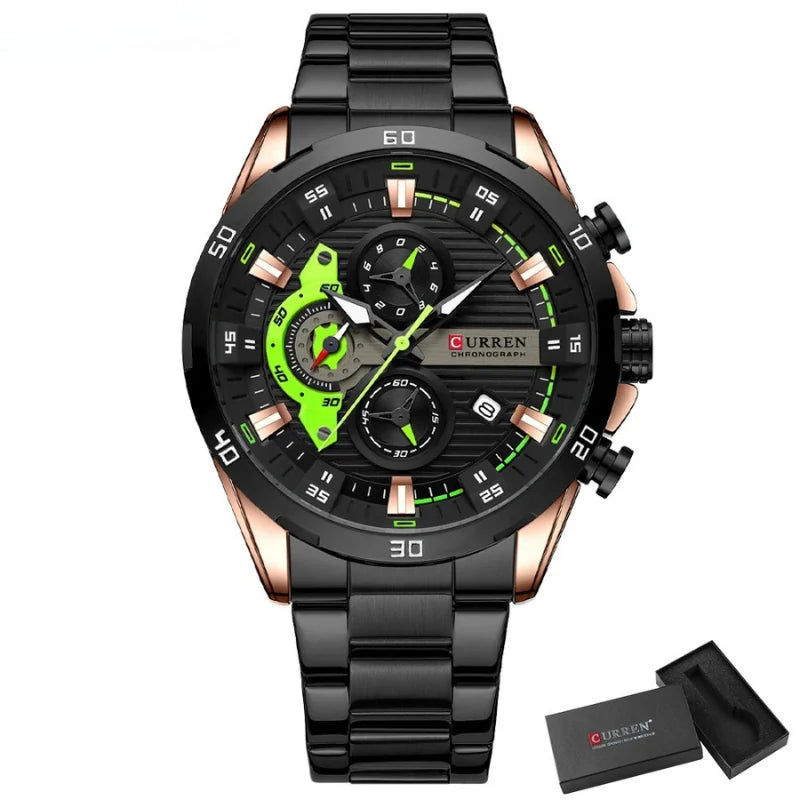 Curren 8402 – Relógio Casual Masculino