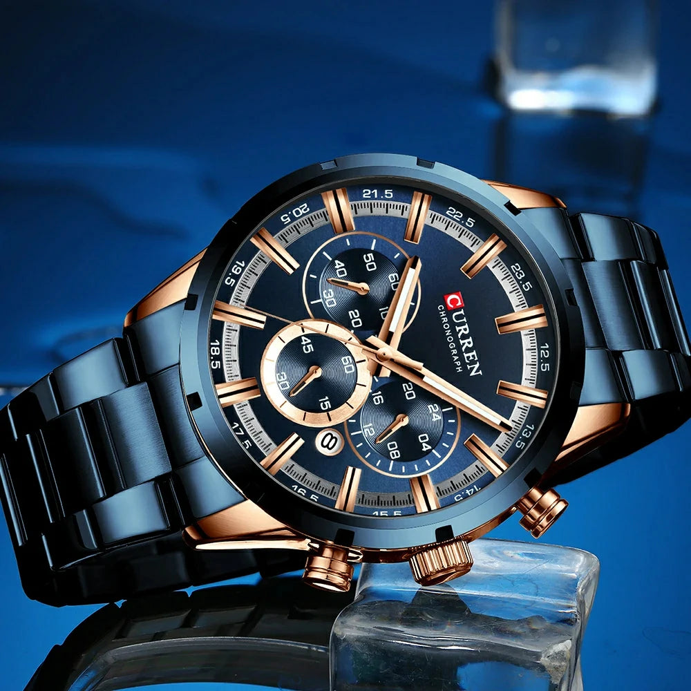 Curren 8355 – Quartz Masculino Premium com Estilo Moderno