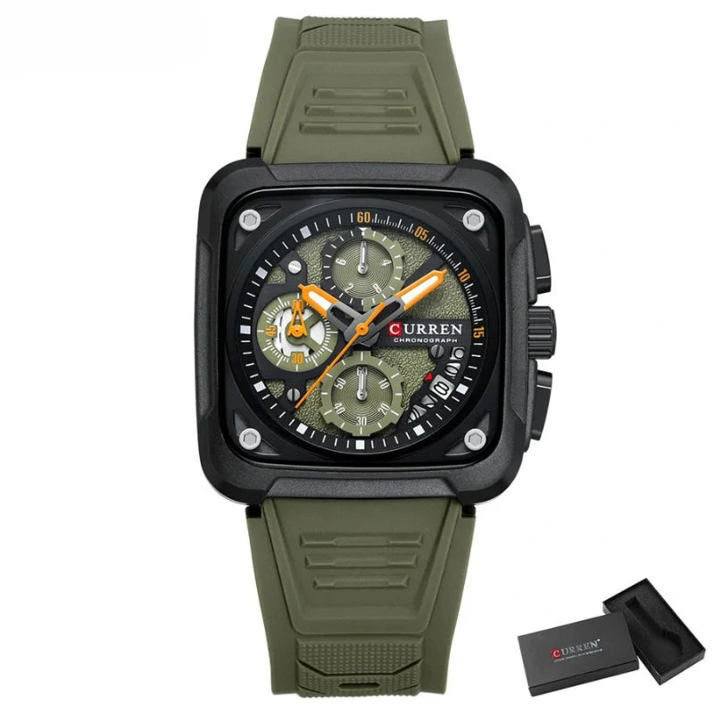 Curren 8461 – Relógio Masculino Esportivo Quartz