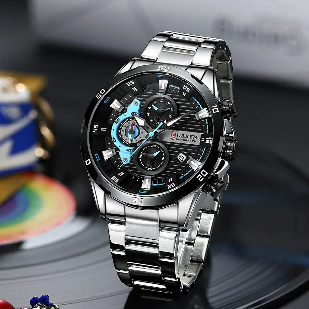Curren 8402 – Relógio Casual Masculino