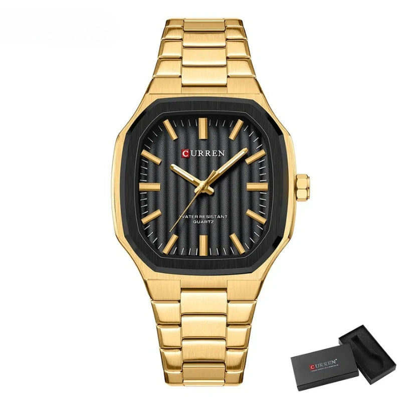 Curren 8458 – Quartz Masculino de Luxo
