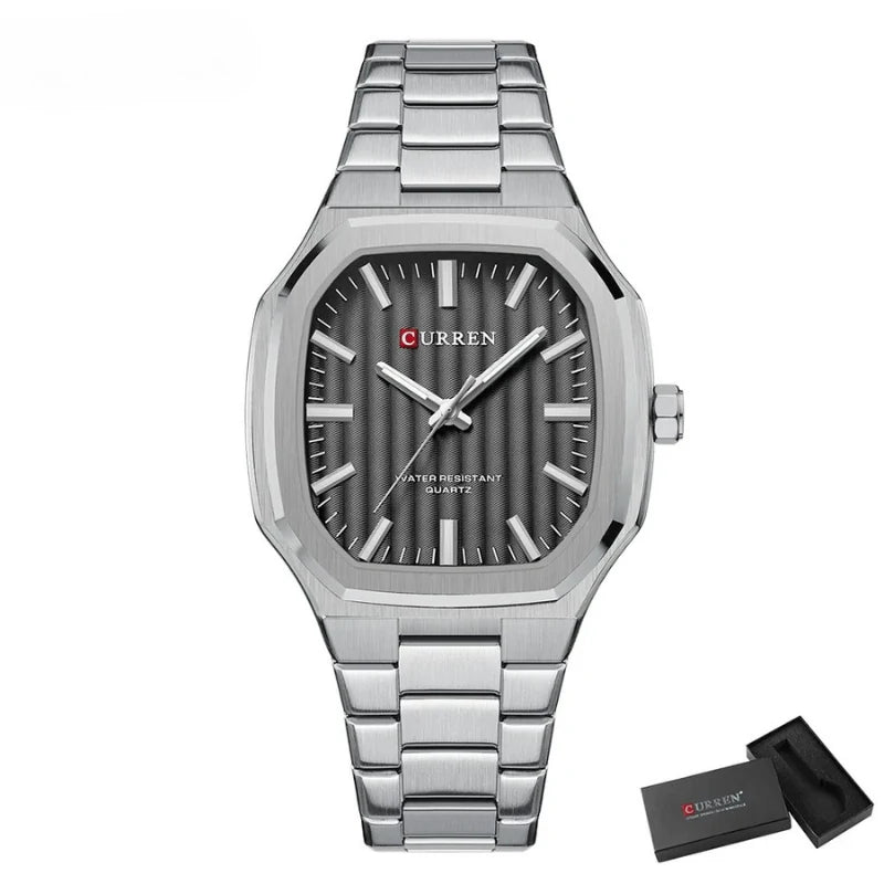 Curren 8458 – Quartz Masculino de Luxo