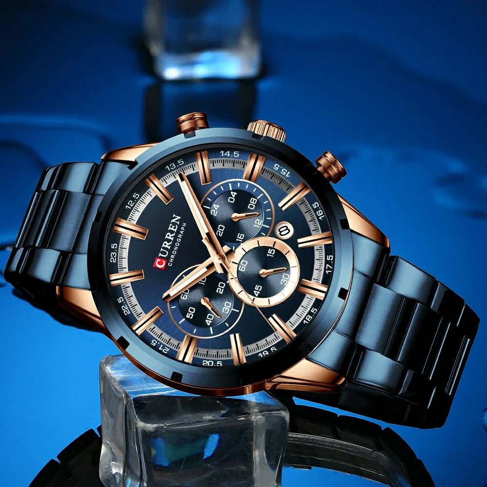 Curren 8355 – Quartz Masculino Premium com Estilo Moderno
